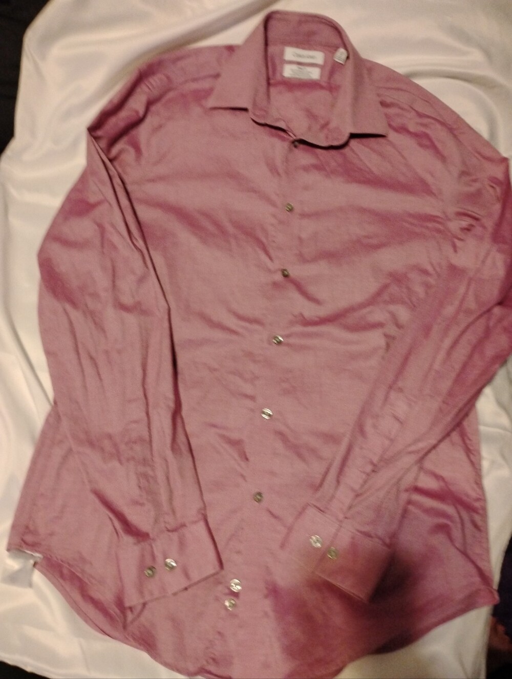 Calvin Klein Pink Button-Up Dress Shirt